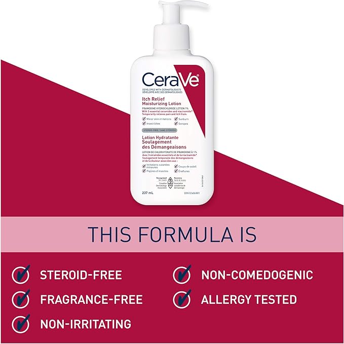 Itch Relief Moisturizing Lotion | CeraVe® | 237 mL