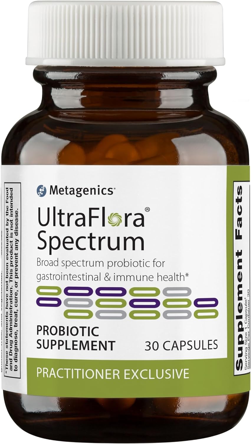 UltraFlora® Spectrum by Metagenics® – Daily Probiotic Support | 30 or 60 Capsules