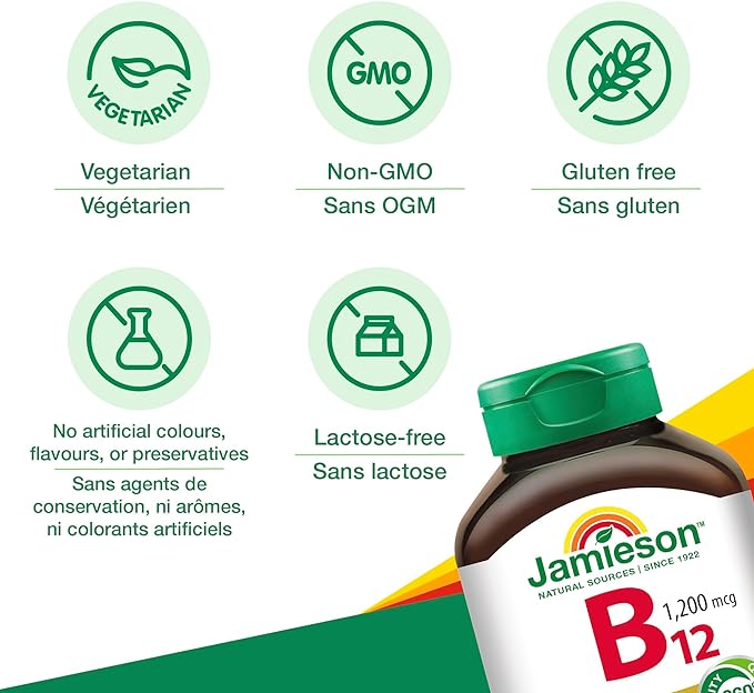 Vitamin B12 (Timed Release) | Jamieson™ | 80 Tablets