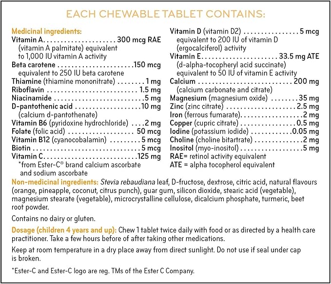 Mini Vits | SISU | 90 Chewable Tablets