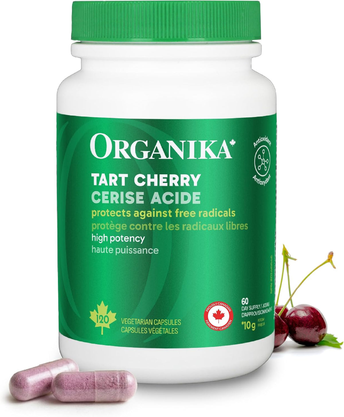 Tart Cherry | Organika® | 120 Capsules