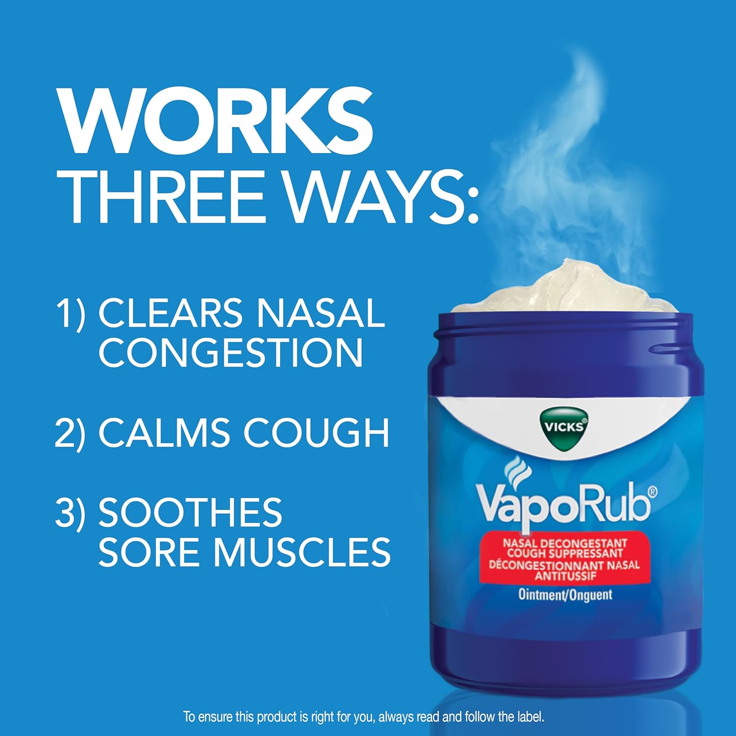 Vaporub Ointment | Vicks | 57, 115 or 190 mL