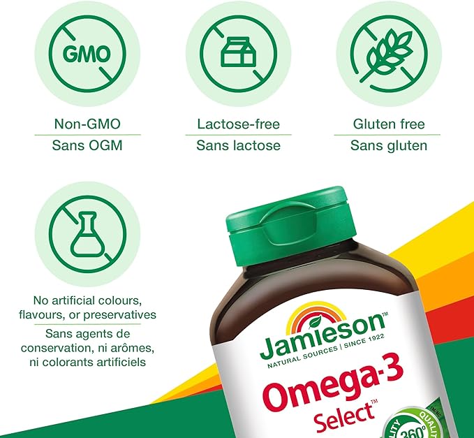 Omega-3 Select™ | Jamieson™ | 200 Softgels