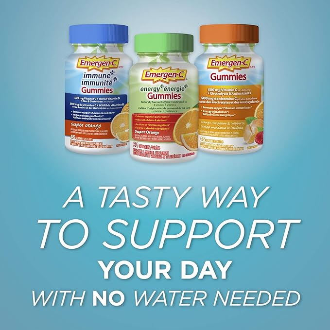 Immune Plus Elderberry | Emergen-C® | 45 Gummies