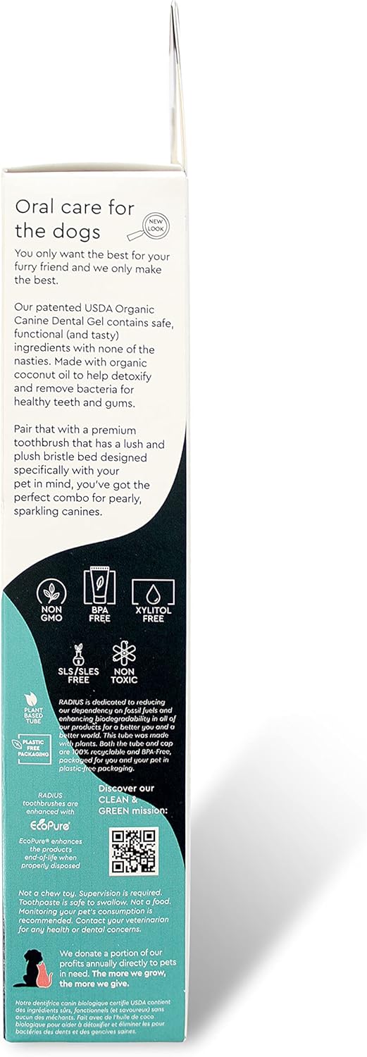 Organic Canine Dental Kit Adult RADIUS CORPORATION 1kit