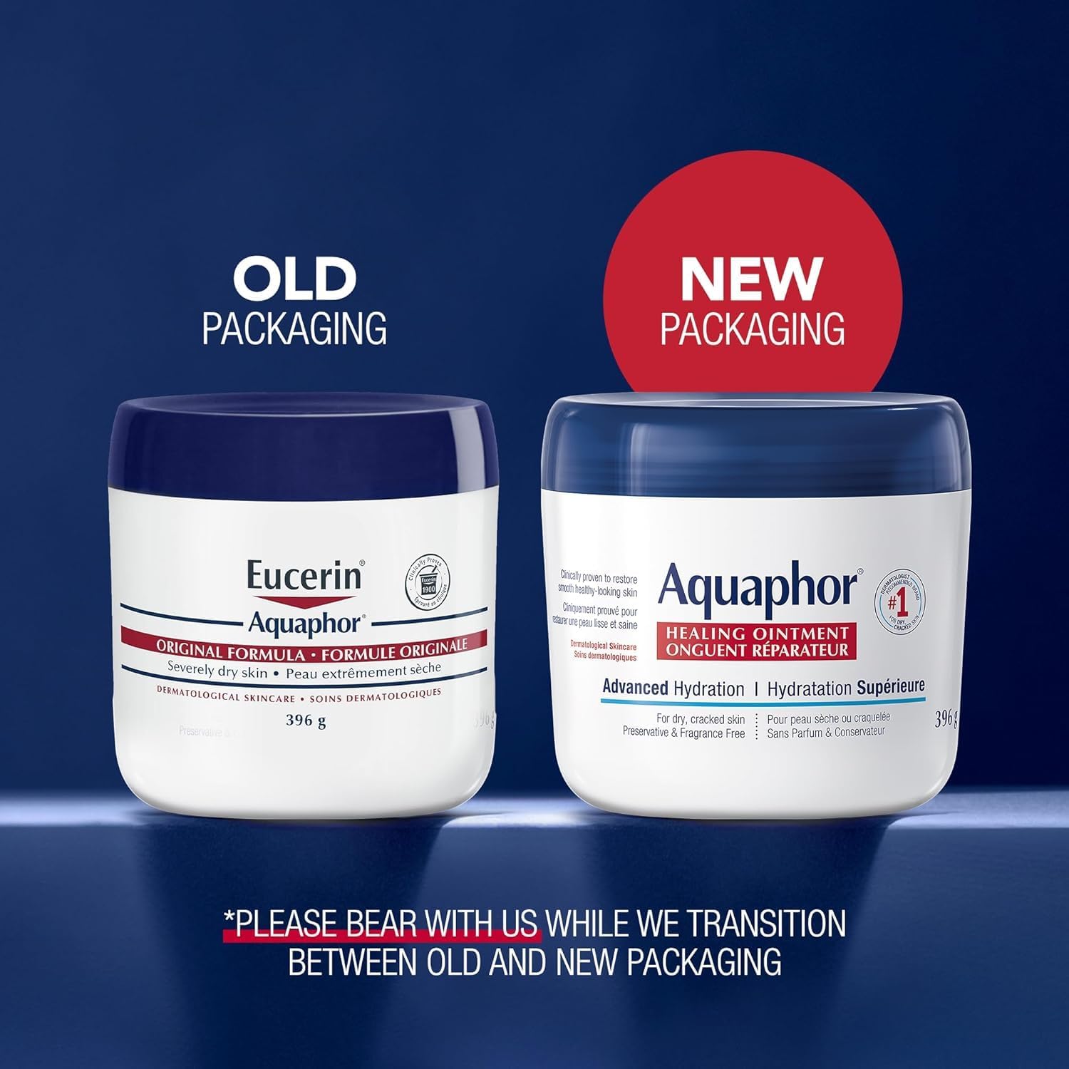 Aquaphor Healing Ointment | Eucerin® | 198 OR 396 G