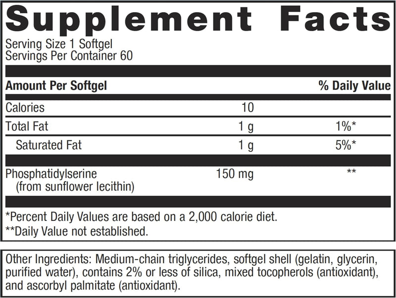 Phosphatidylserine | Metagenics® | 60 Softgels