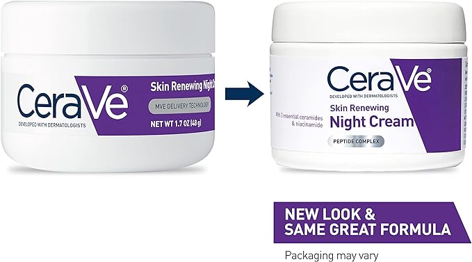 Skin Renewing Night Cream | Cerave® | 1.7 Oz. (48 g)