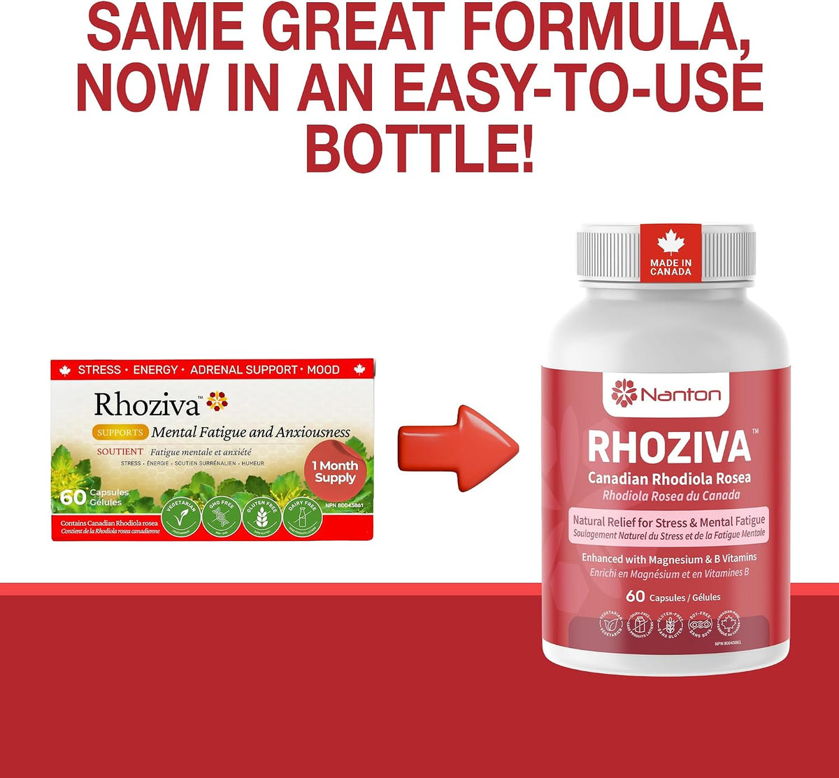 Rhoziva | Nanton Nutraceuticals | 60 OR 120 Capsules