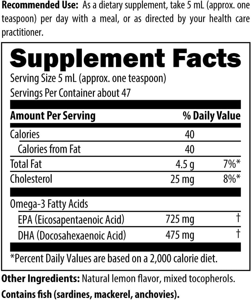 OmegAvail™ Liquid | Designs for Health® | 8 fl oz (237 mL)