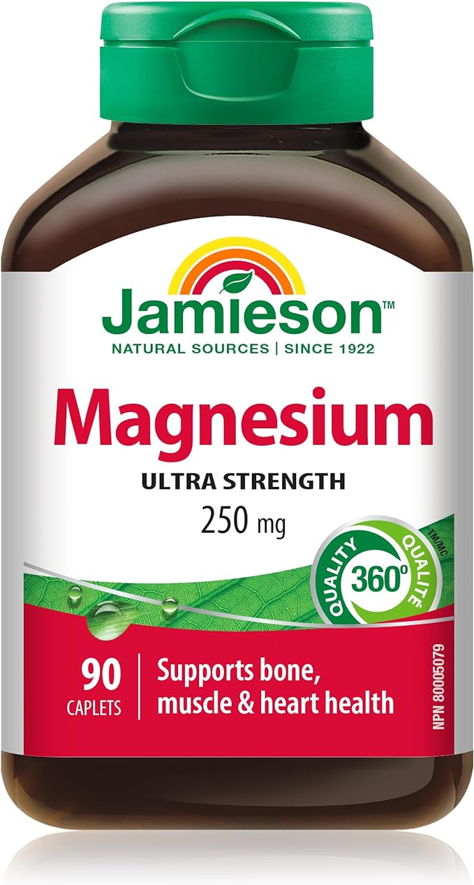 Magnesium Ultra Strength | Jamieson™ | 90 or 150 Caplets