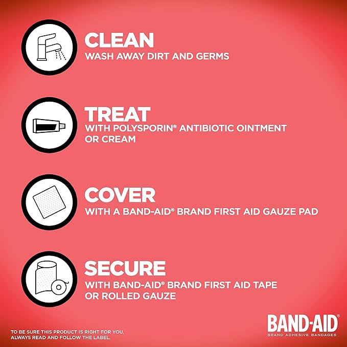 Hurt-Free® Non-Stick Pads | Band-Aid® | 10 Count