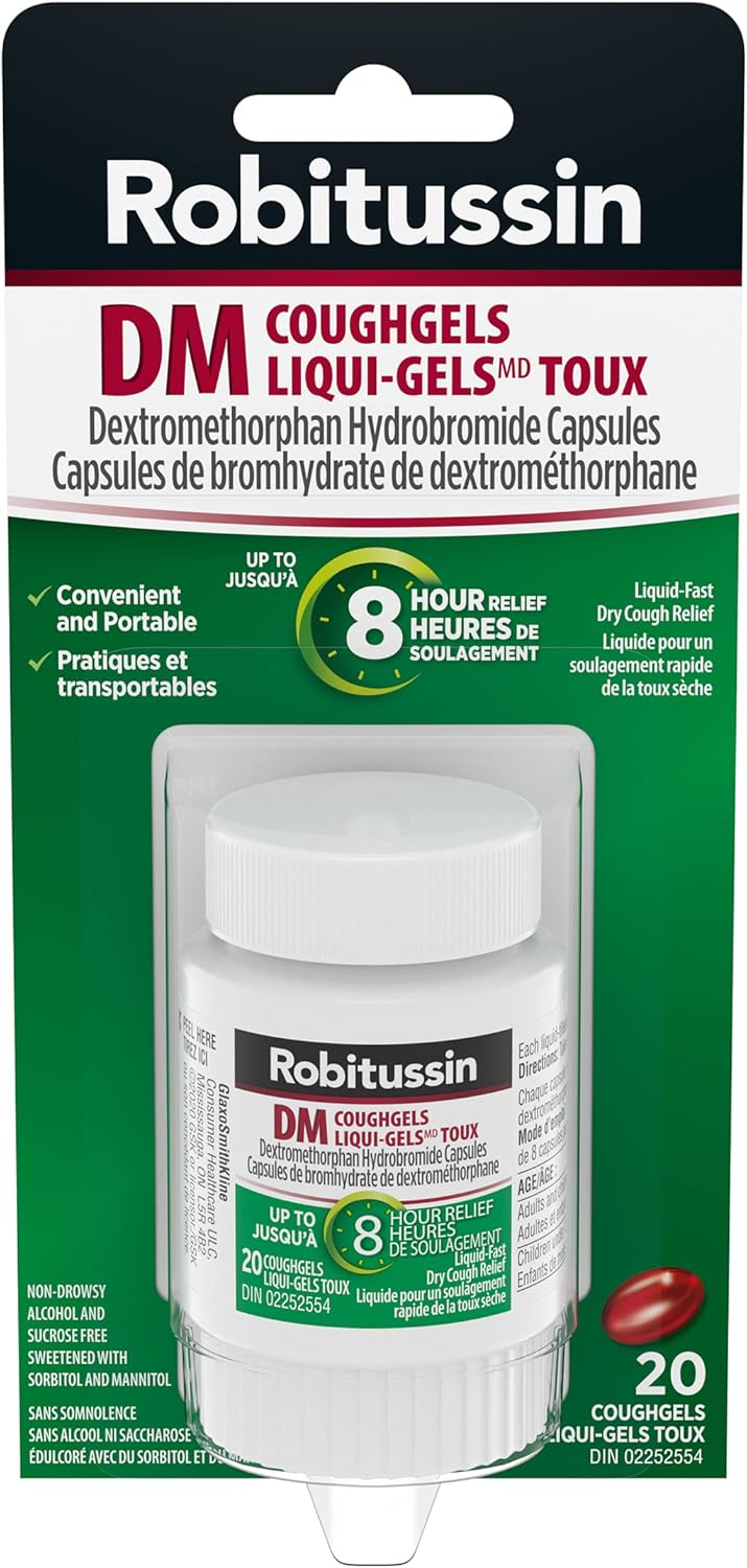 DM CoughGels | Robitussin | 20 Count