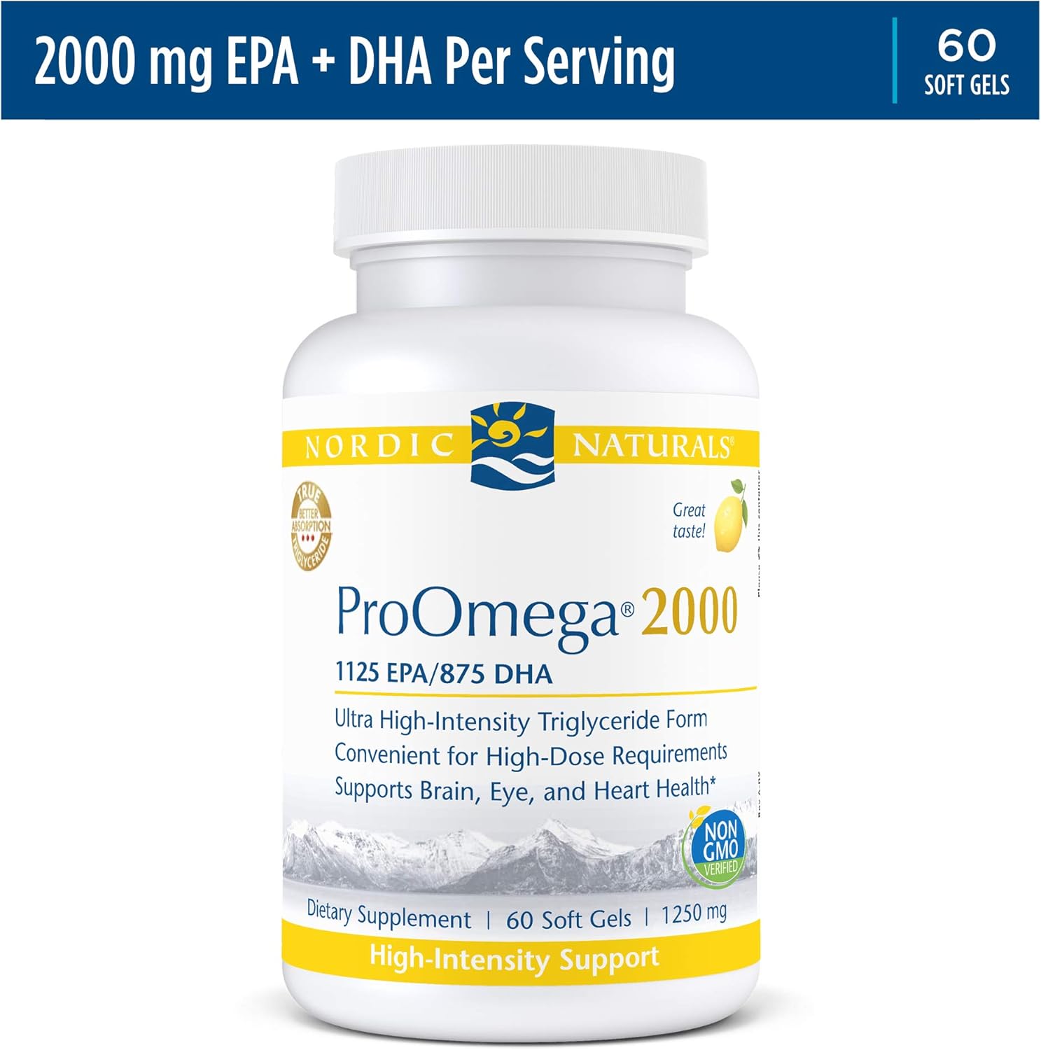 ProOmega® 2000  | Nordic Naturals® | 60 Softgels