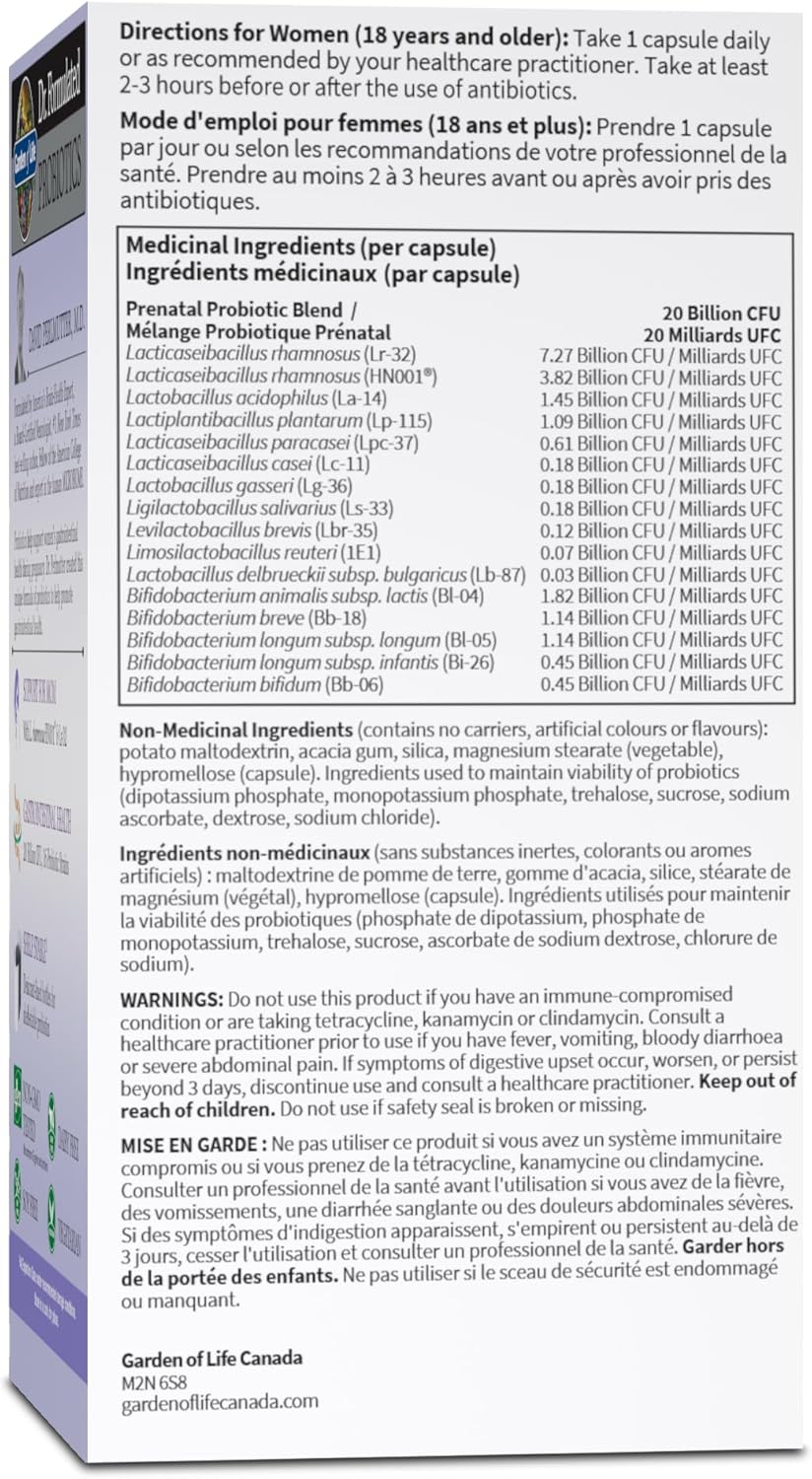 Once Daily Prenatal Shelf Stable | Garden of Life® | 30 Capsules