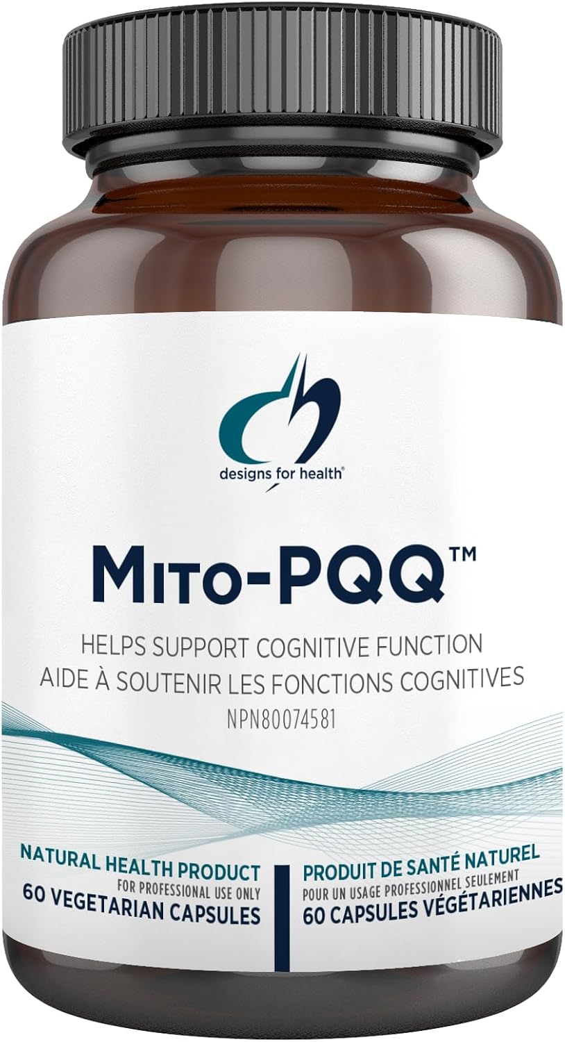 Mito-PQQ™ | Designs for Health® | 60 Vegeterian Capsules