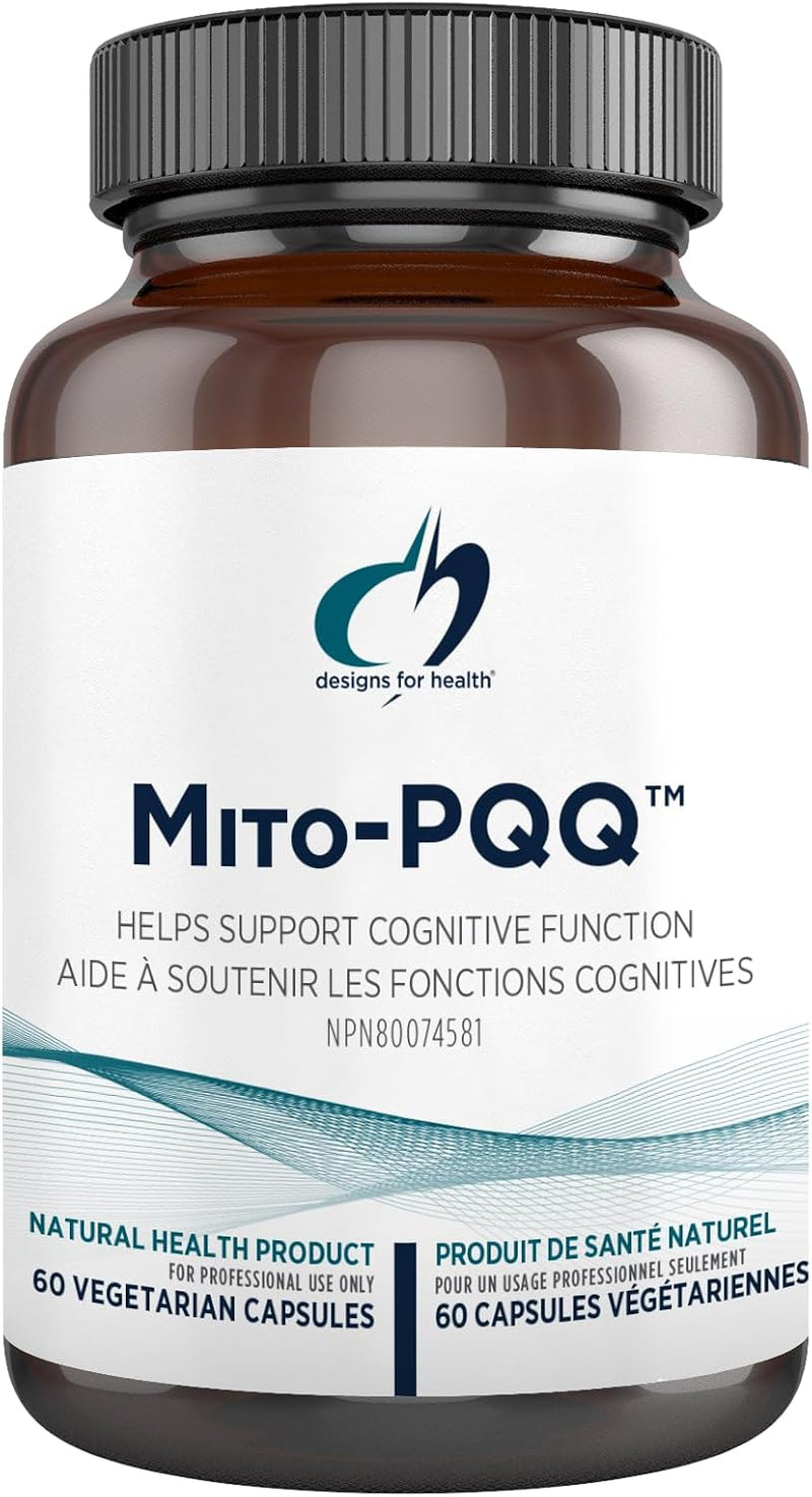 Mito-PQQ™ | Designs for Health® | 60 Vegeterian Capsules