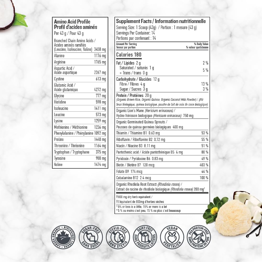 Perfect Protein Elevated - Brain Booster | Botanica | 606 g