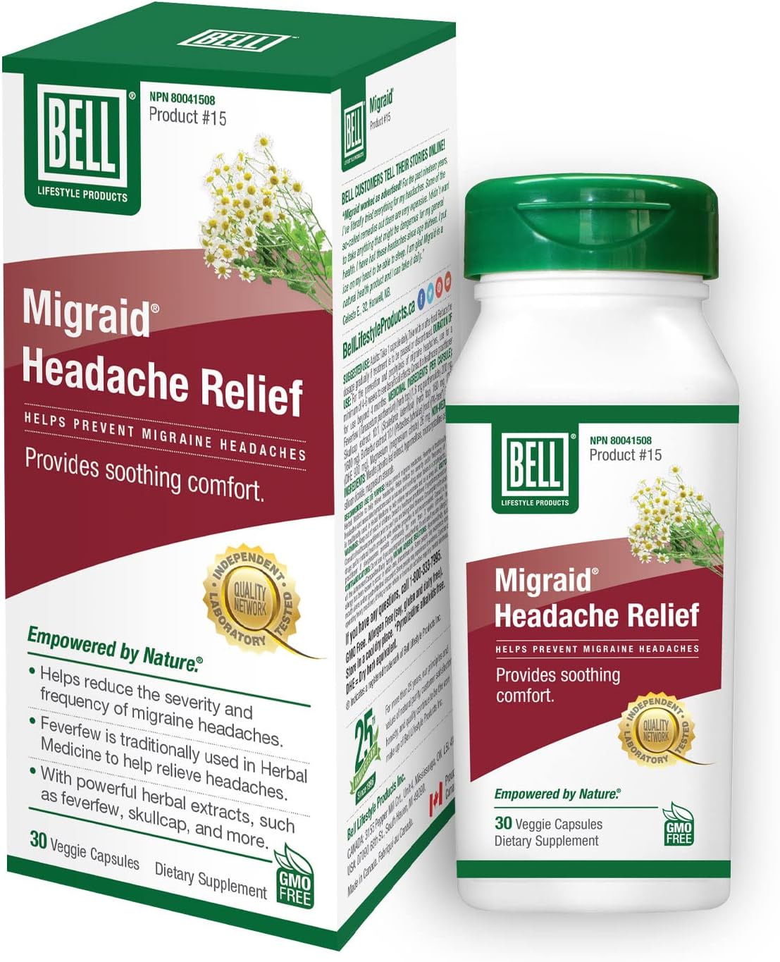 Migraid® Headache Relief | Bell® | 30 Capsules