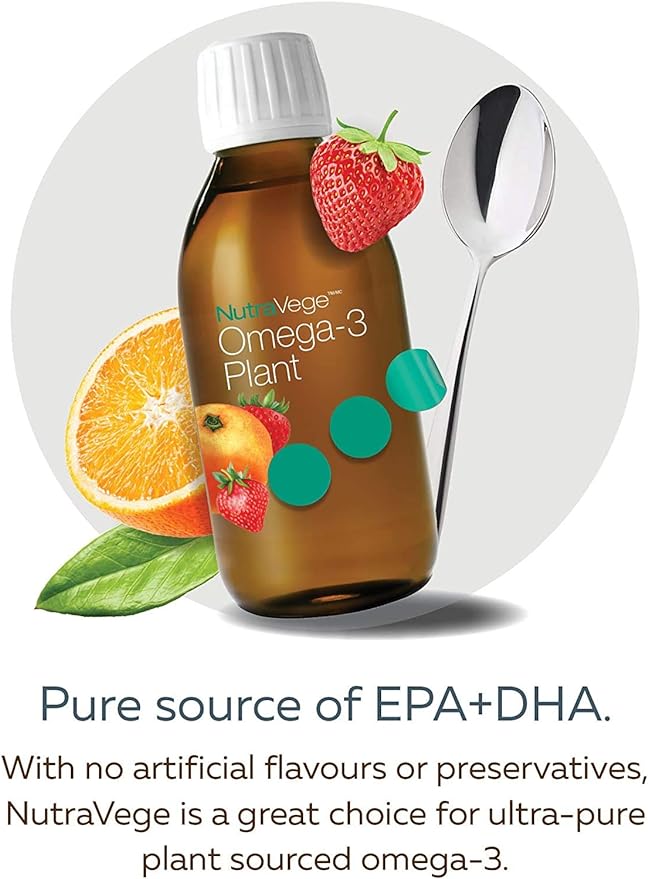 Plant-Based Omega-3 | NutraVege™ | 6.8 fl oz (200 ml) OR 16.9 fl oz (500 ml)