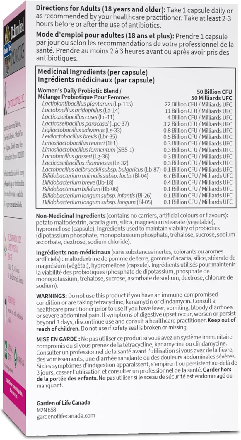 Once Daily Women's Vegetarian | Garden of Life® | 30 Capsules