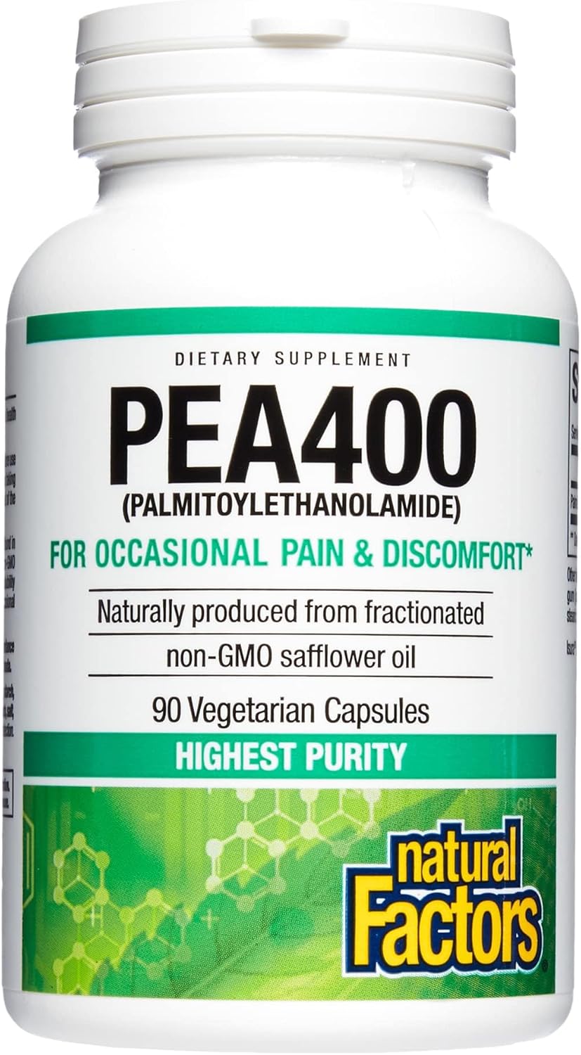 PEA400 Palmitoylethanolamide | Natural Factors® | 90 Capsules