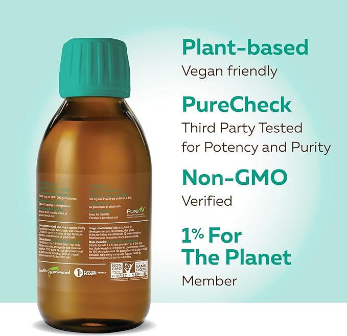 Plant-Based Omega-3 Kids Citrus Punch | NutraVege™ | 5 oz/150 mL