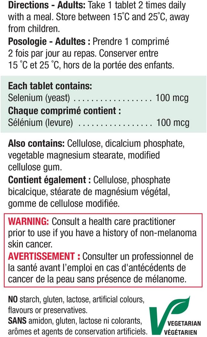 Selenium | Jamieson™ | 100 Tablets