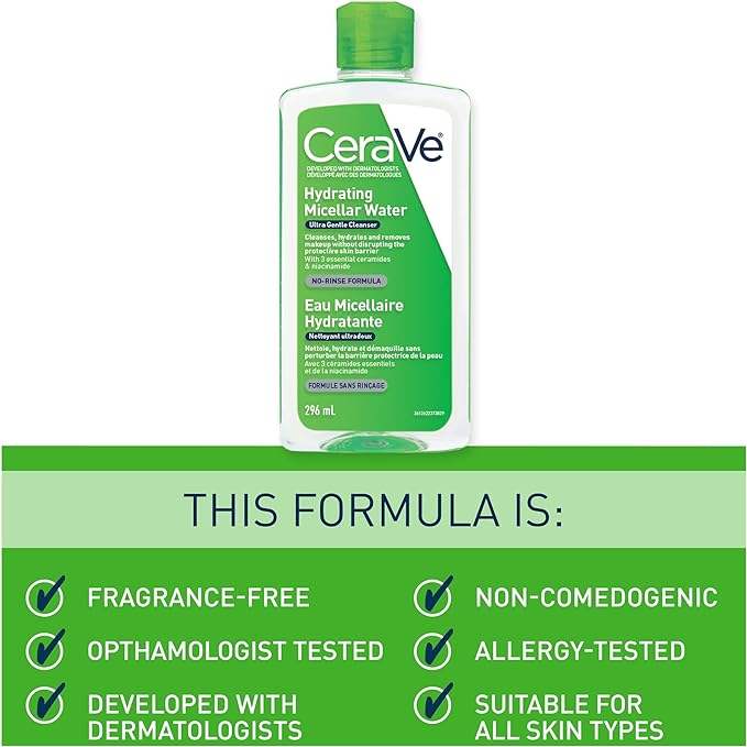 Hydrating Micellar Water | CeraVe® | 296 mL