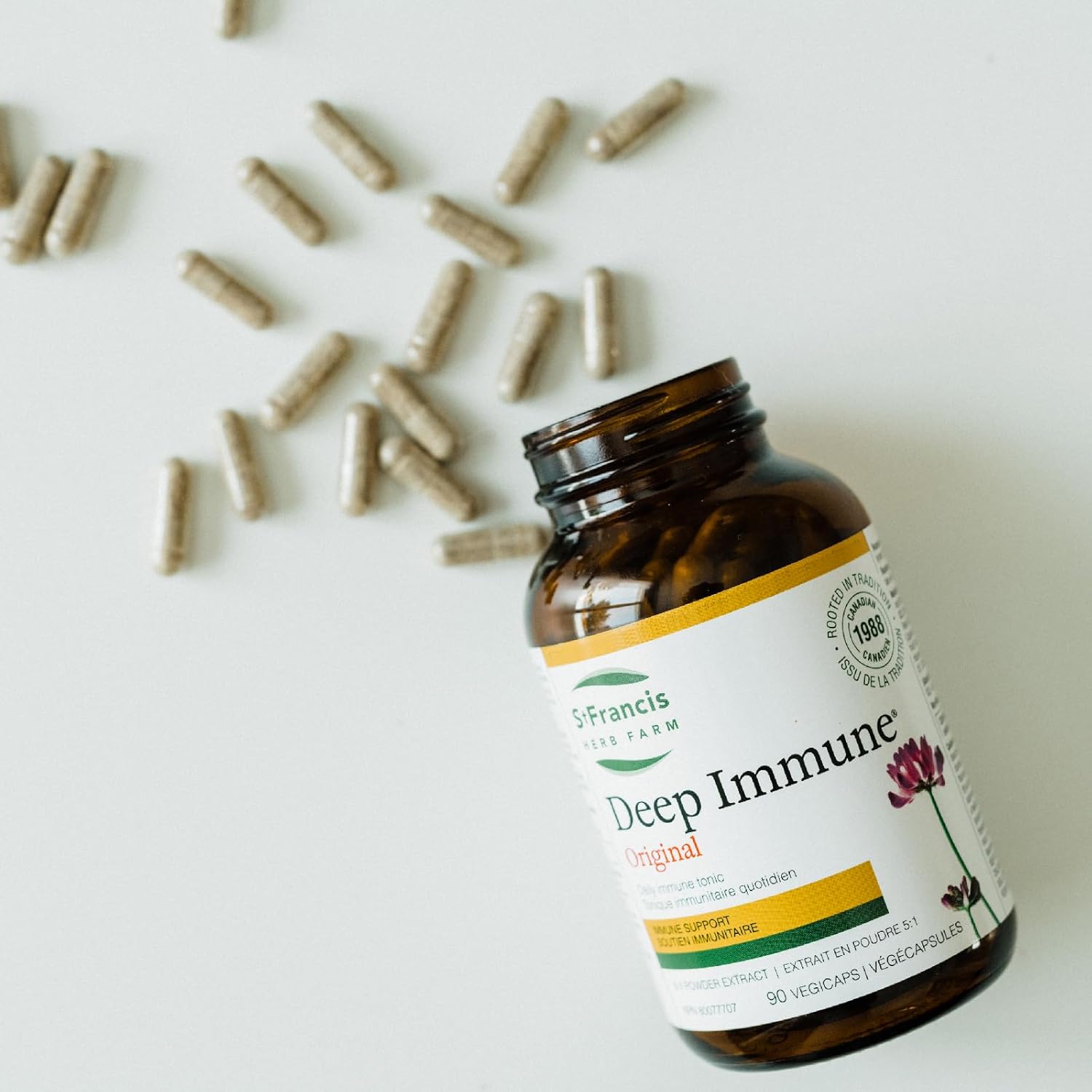 Deep Immune® Capsules Original | St. Francis Herb Farm | 90 Vegi Capsules