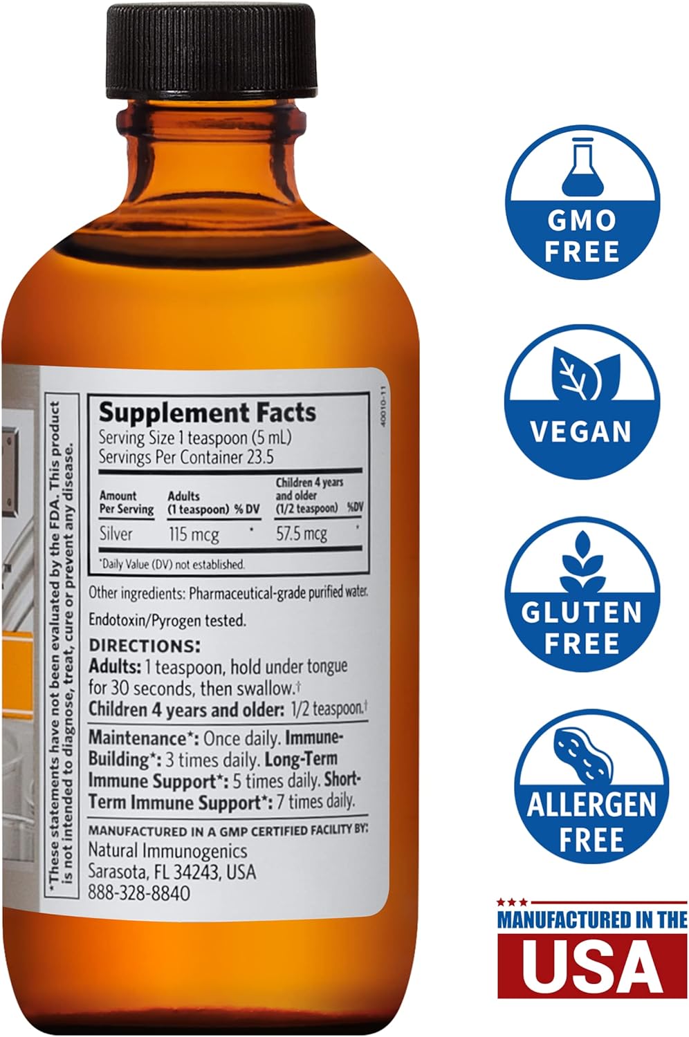 Bio-Active Silver Hydrosol™ | Argentyn 23® | Different sizes