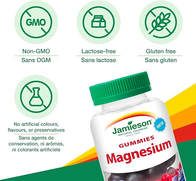 Gummies Magnesium | Jamieson™ | 60 Gummies