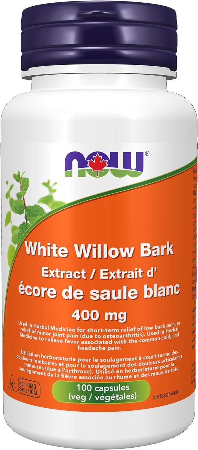 White Willow Bark | NOW® | 100 Capsules