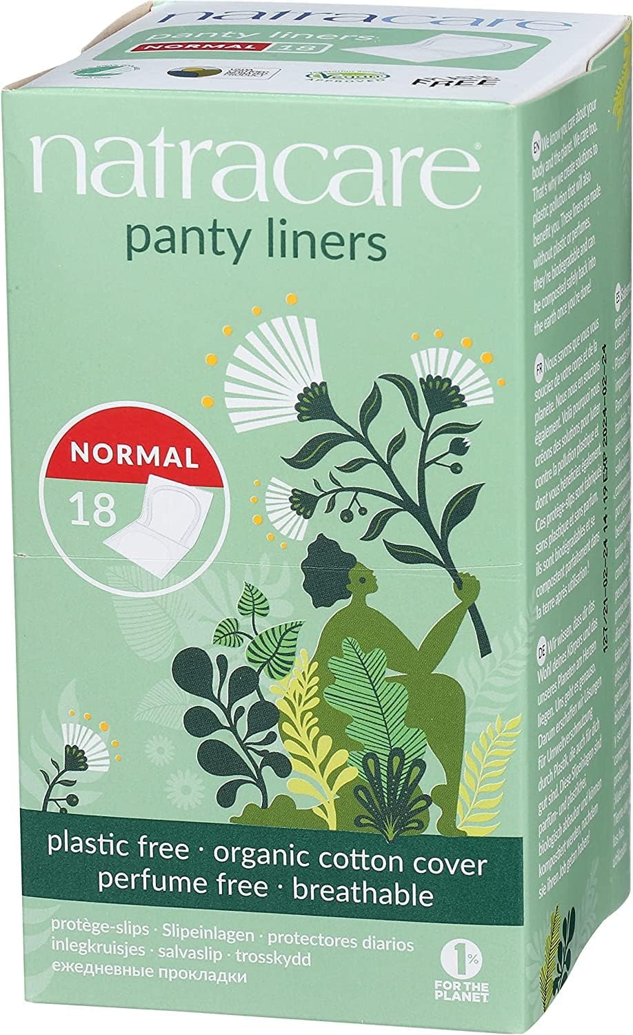 Normal Panty Liners | Natracare® | 18 Count