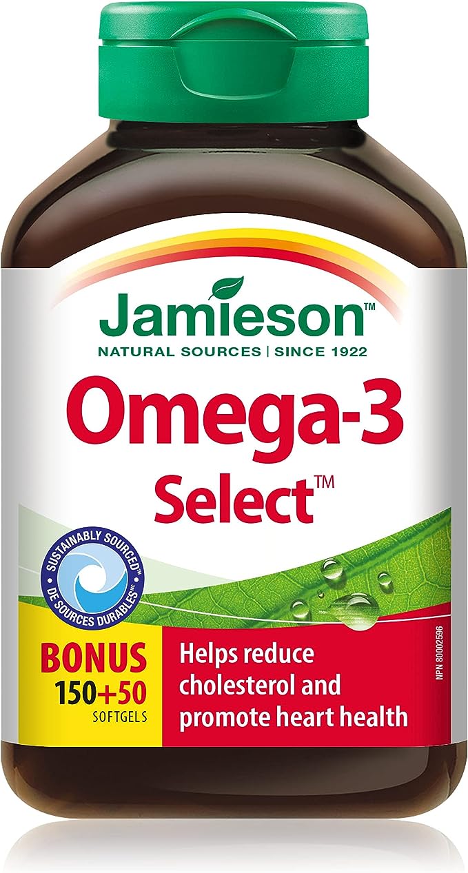 Omega-3 Select™ | Jamieson™ | 200 Softgels