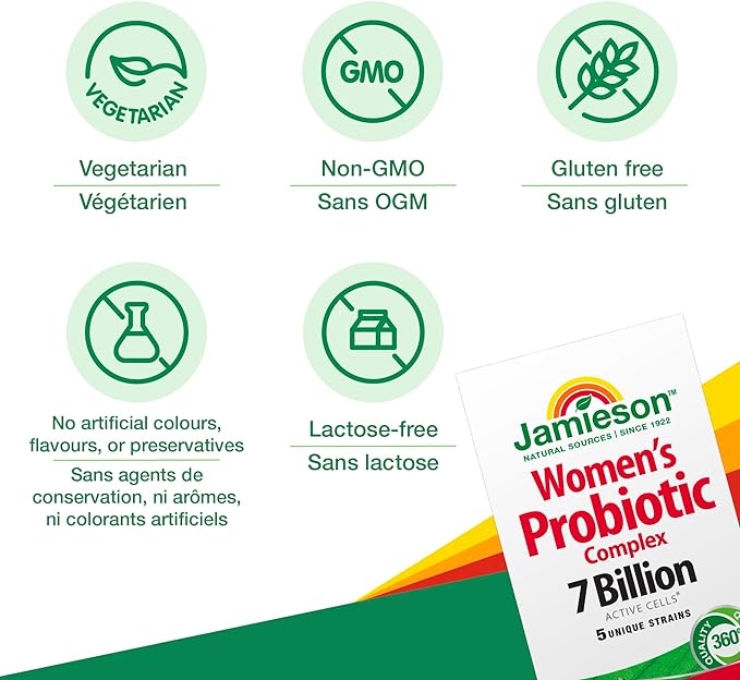 Womens Probiotic Complex | Jamieson™ | 45 Vegetarian Capsules