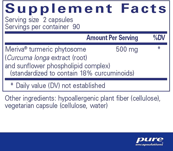 CurcumaSorb 180's | Pure Encapsulations® | 180 Capsules