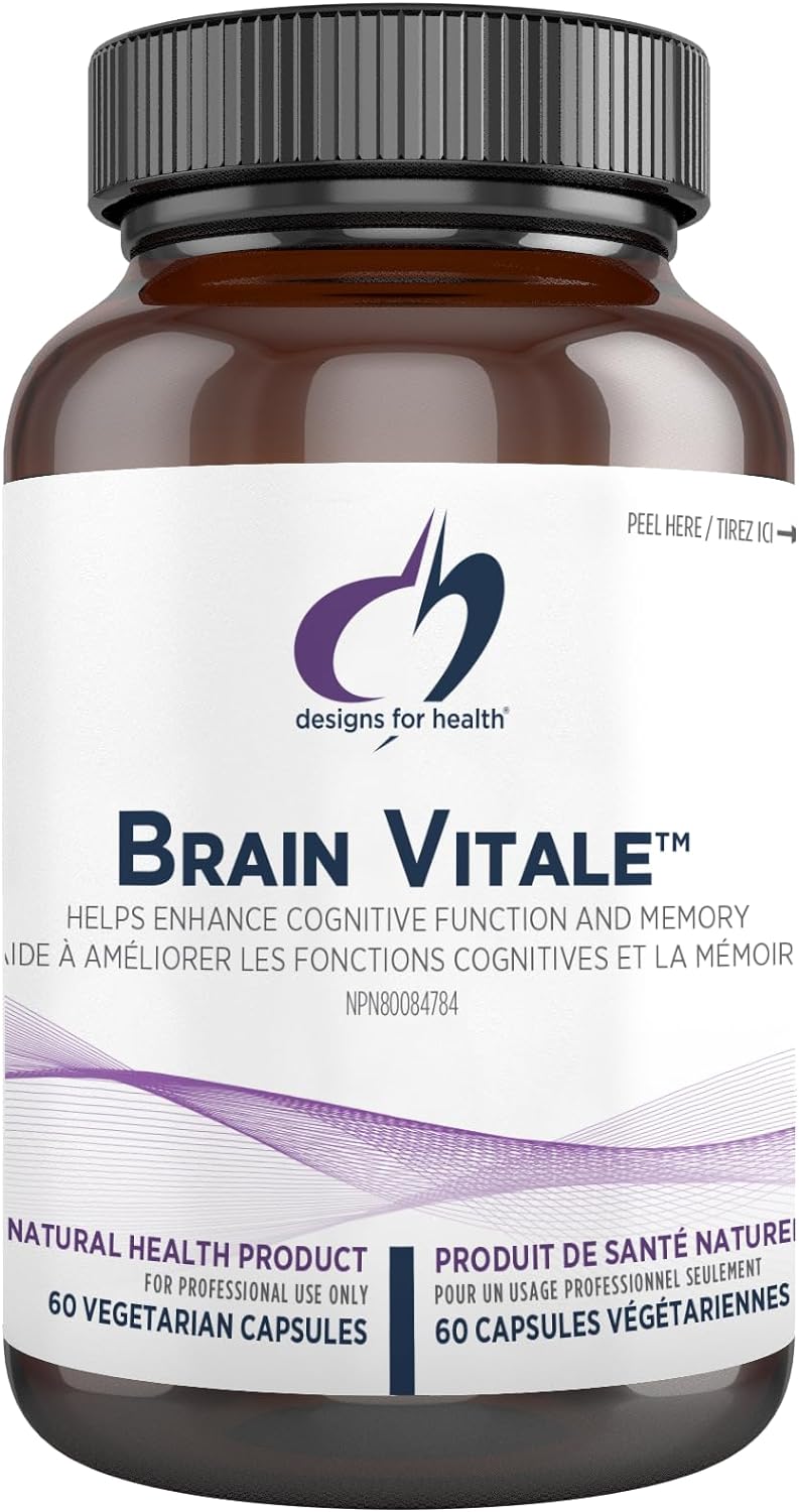 Brain Vitale™  | Designs for Health® | 60 Vegeterian Capsules