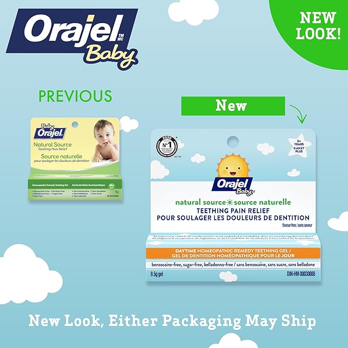 Natural Source Homeopathic Teething Gel | Orajel™ Baby | 9.5 gr