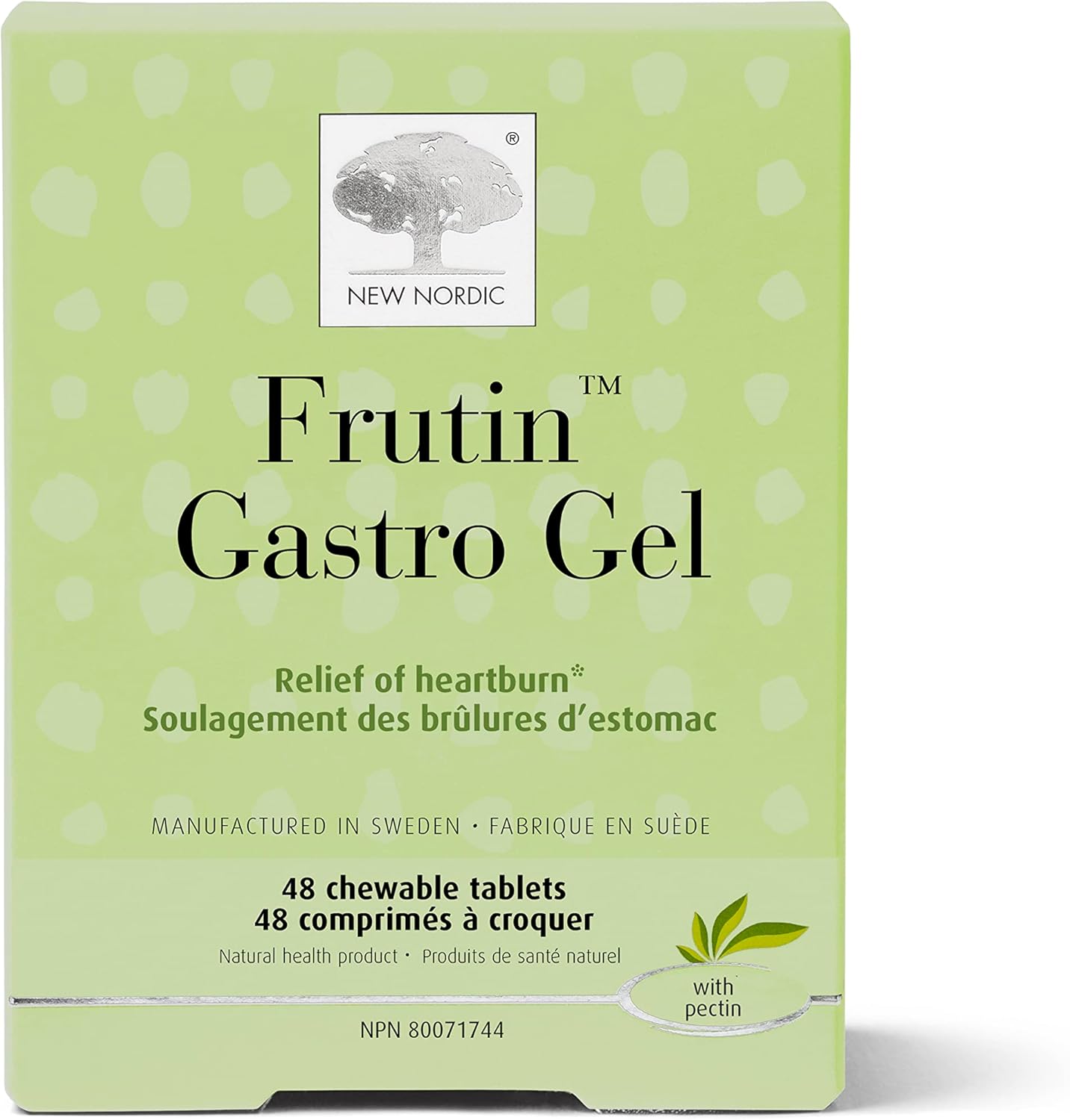 Frutin Gastro Gel | New Nordic | 480 Chewable Tablets