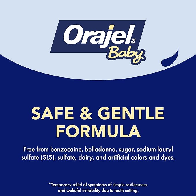 Natural Source Homeopathic Teething Gel | Orajel™ Baby | 9.5 gr