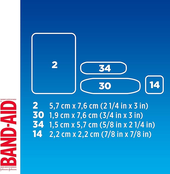 Tru-Stay™ Sheer Strips Comfort-Flex® Bandages | Band-Aid® | 60 or 80 Count