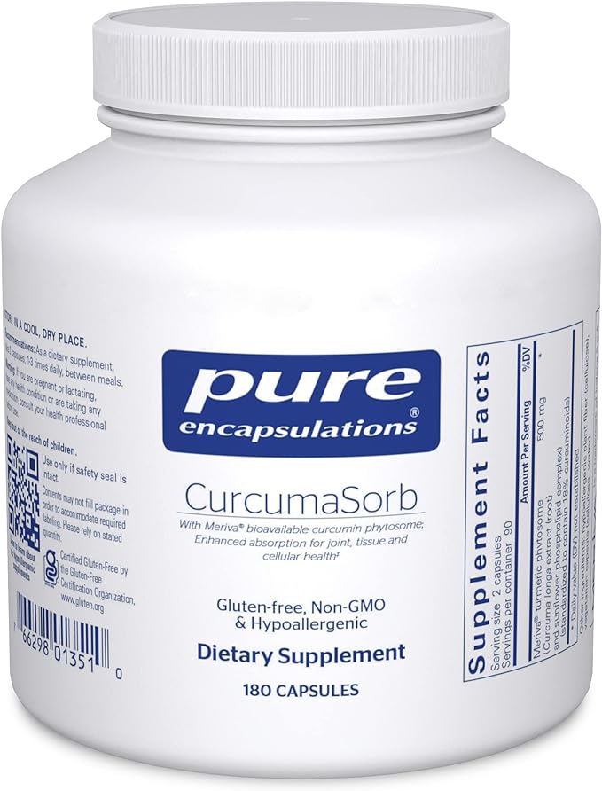 CurcumaSorb 180's | Pure Encapsulations® | 180 Capsules