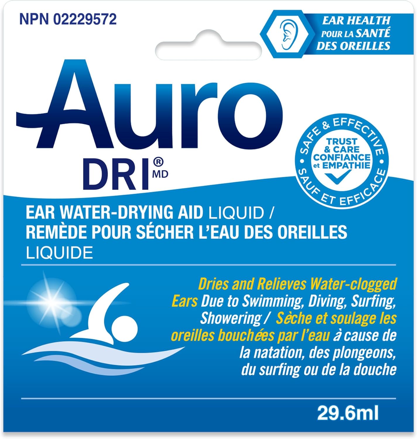 Ear Water-Drying Aid Liquid | Auro-Dri® | 29.6 mL