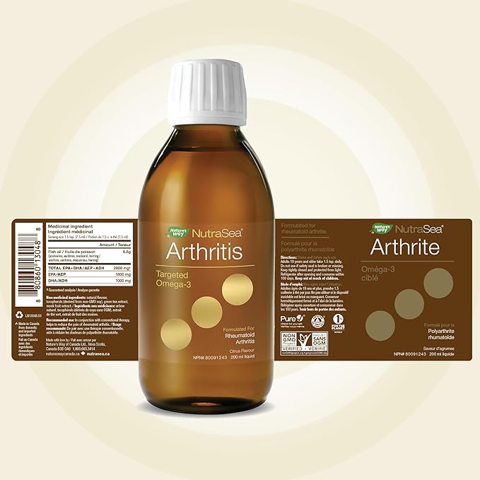 Arthritis Targeted Omega-3 | NutraSea® | 200 mL (6.8 fl oz) Liquid