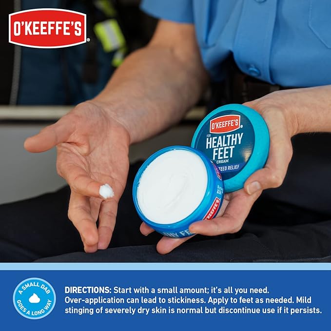 Healthy Feet | O'Keeffe's®  | 3.2 oz / 90.7 g Jar (Pack of 1)