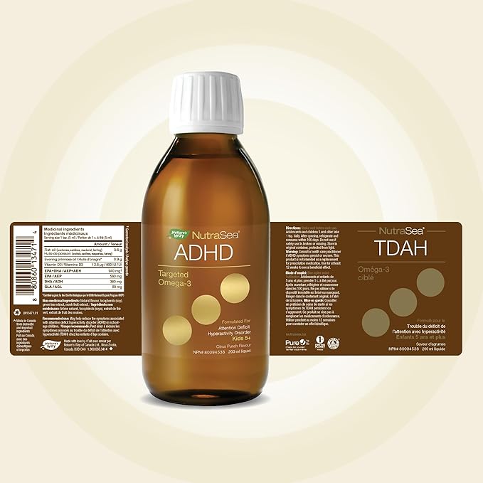 ADHD Targeted Omega-3 | NutraSea® | 200 mL (6.8 fl oz)