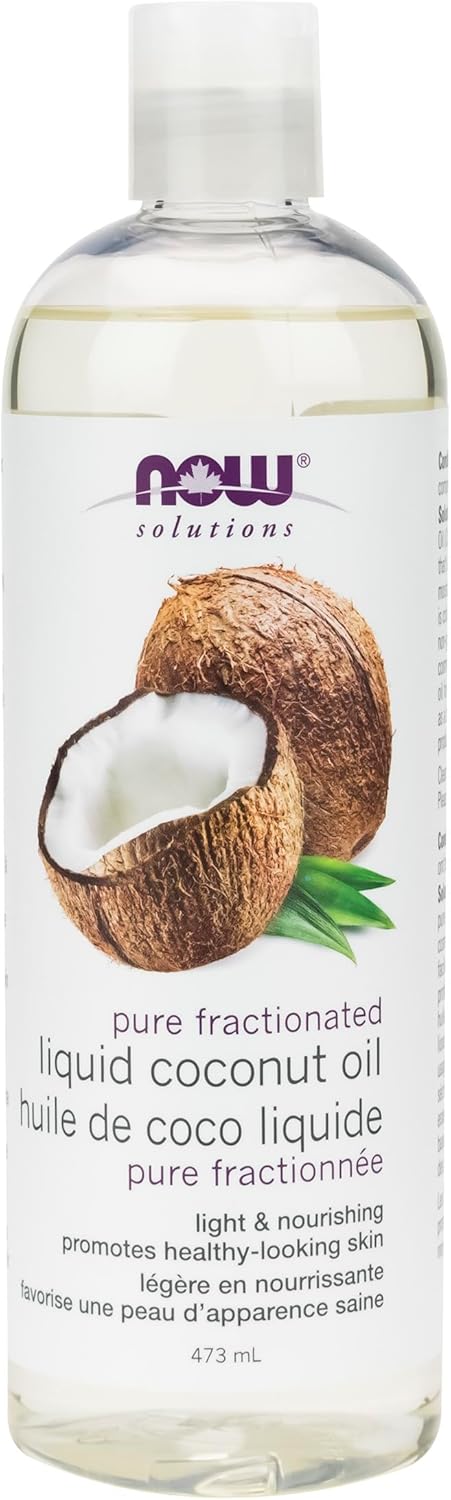 Fractionated Liquid Coconut Oil | NOW® | 118 OR 473 mL