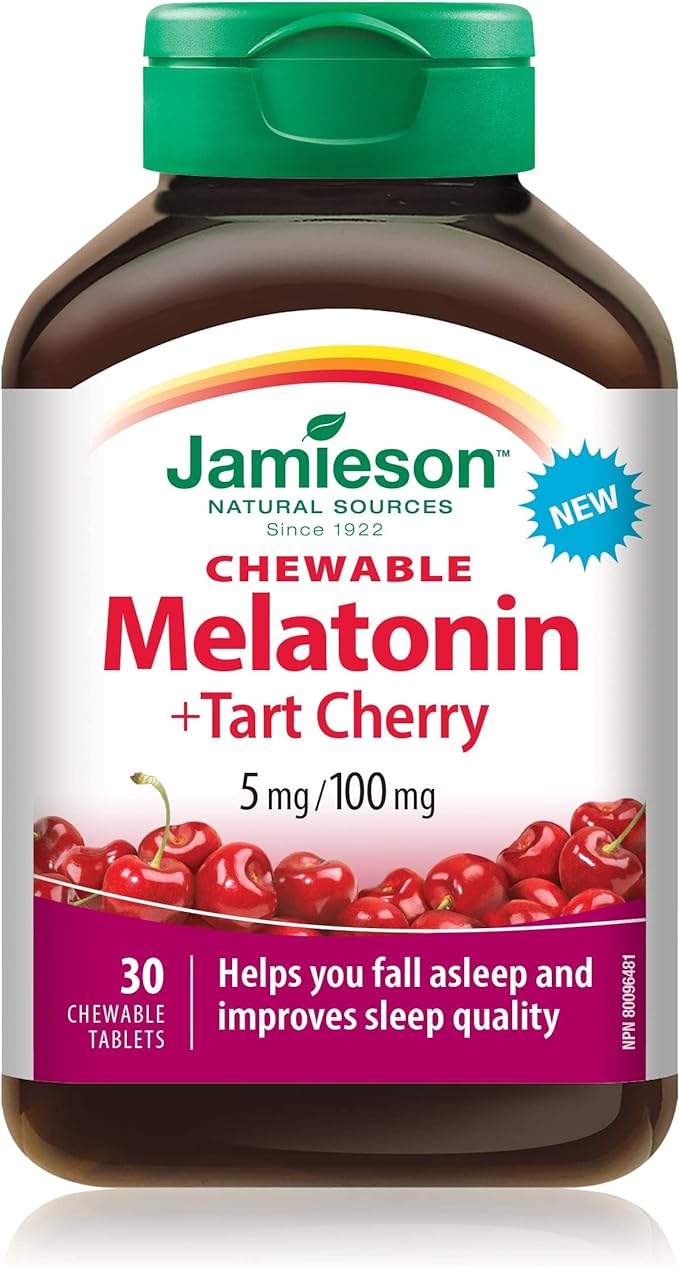 Melatonin with Tart Cherry | Jamieson™ | 30 Chewable Tablets