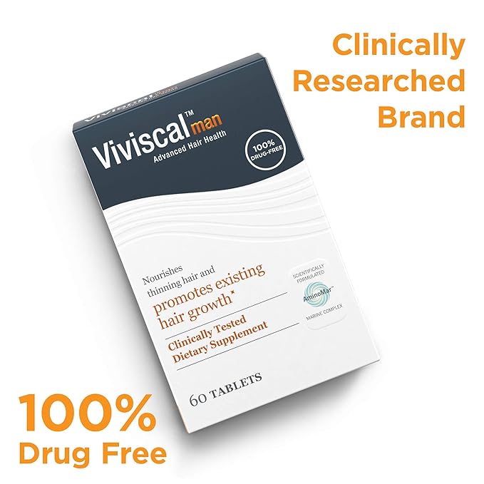 Healthy Hair Supplements for Men | Viviscal™ | 60 Tablets